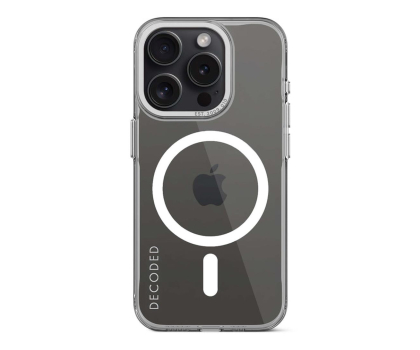 Etui do telefonów Decoded Recycled Plastic Clear Case do iPhone 15 Pro transparent D24IPO15PBCT2TT